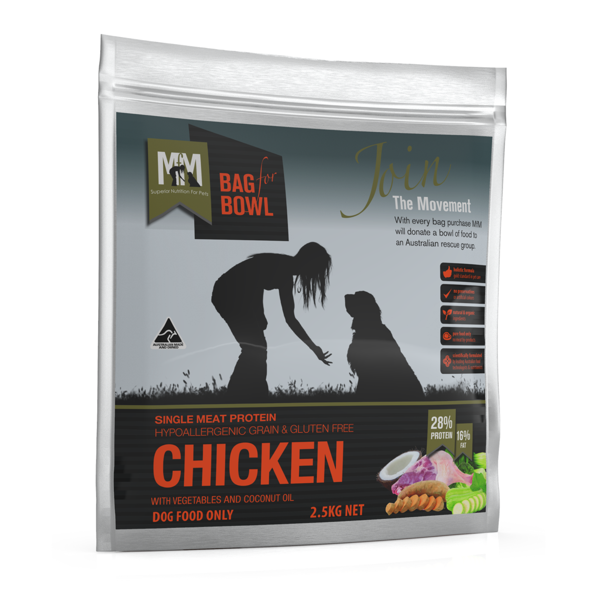 Meals For Mutts - Adult Single Protein Chicken Grain Free
