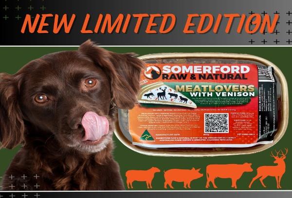 Somerford Raw & Natural - LIMITED EDITION MEATLOVERS Dog Food Pack + FREE Meaty Bones.