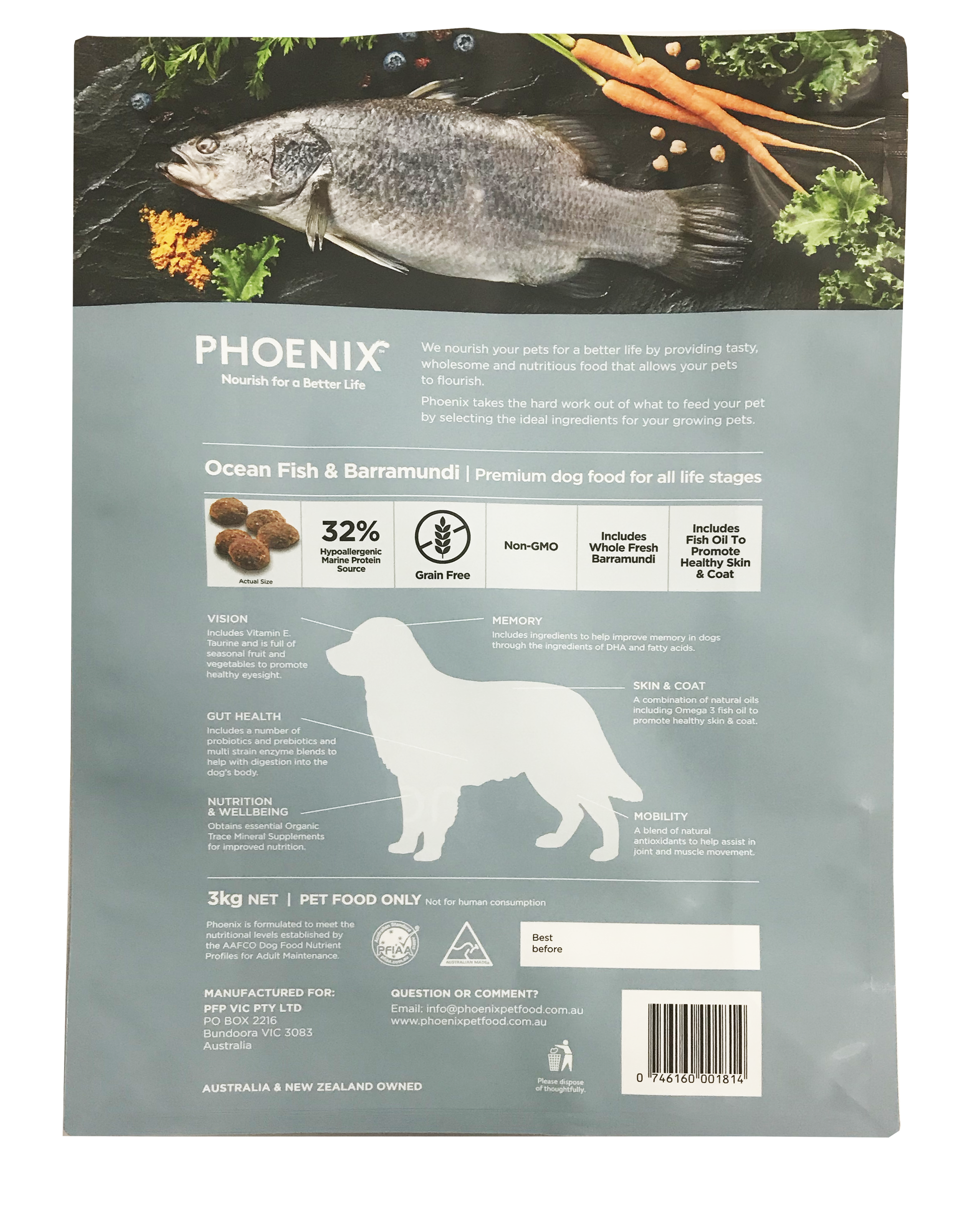 Phoenix - Grain Free Ocean Fish & Barramundi