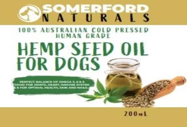 Hemp Seed Oil for Pets - 100% Raw