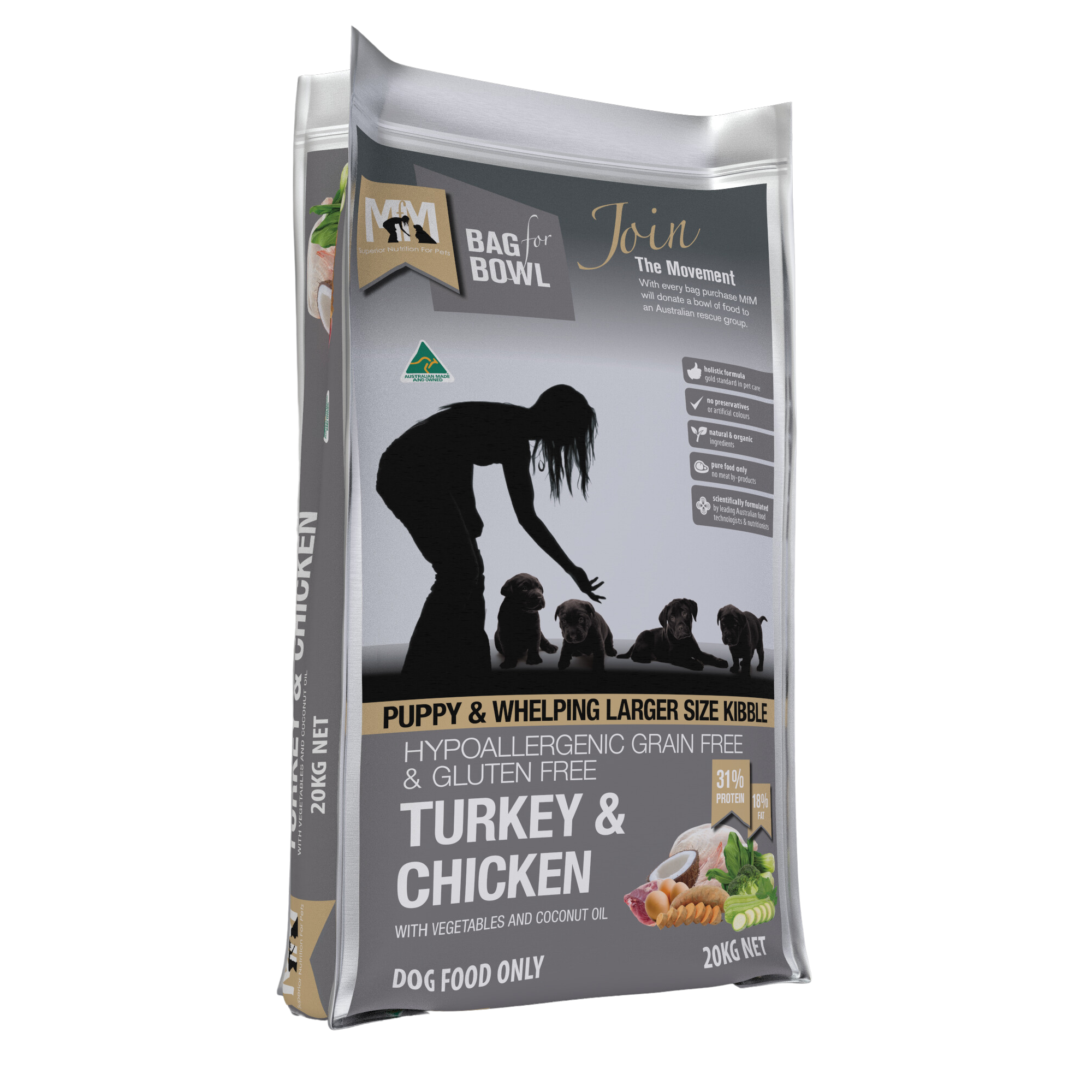 Meals For Mutts - Puppy Turkey & Chicken Grain Free