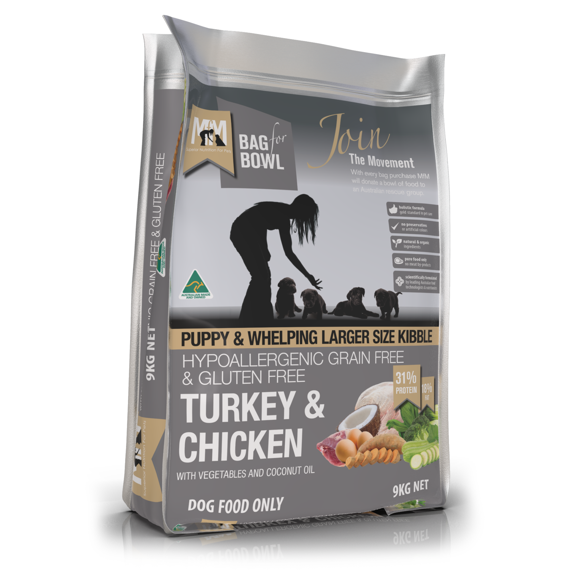 Meals For Mutts - Puppy Turkey & Chicken Grain Free
