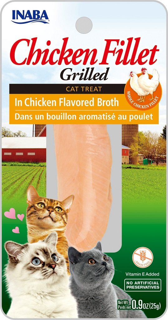 Inaba Grilled Chicken in Chicken Broth Cat Treats