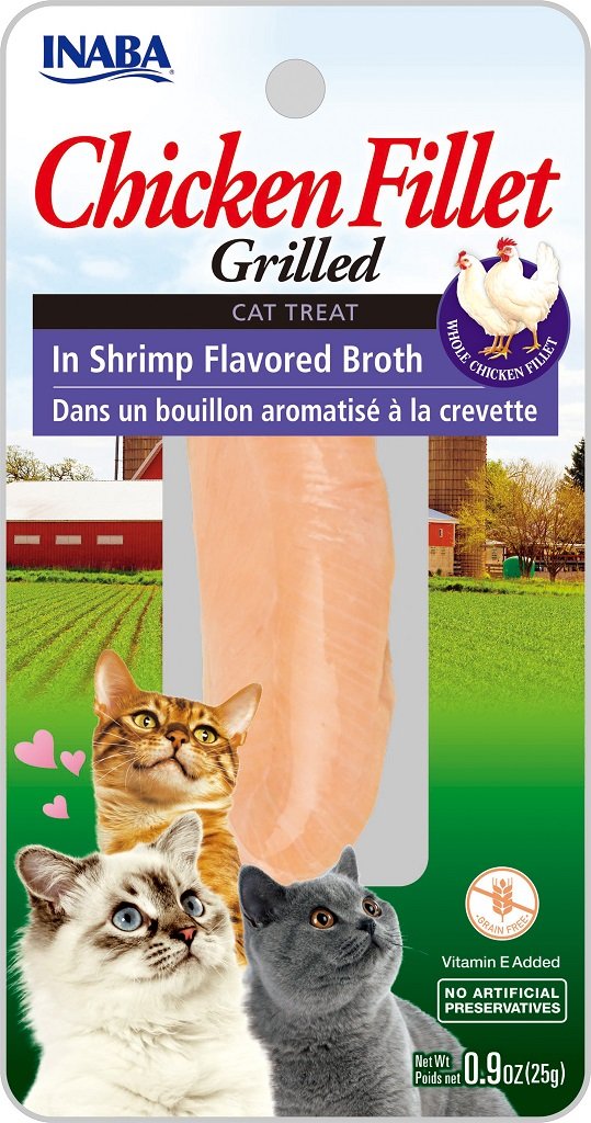 Inaba Grilled Chicken in Shrimp Broth Cat Treats