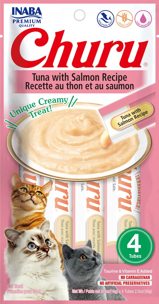 Inaba  Churu Tuna with Salmon Cat Treats